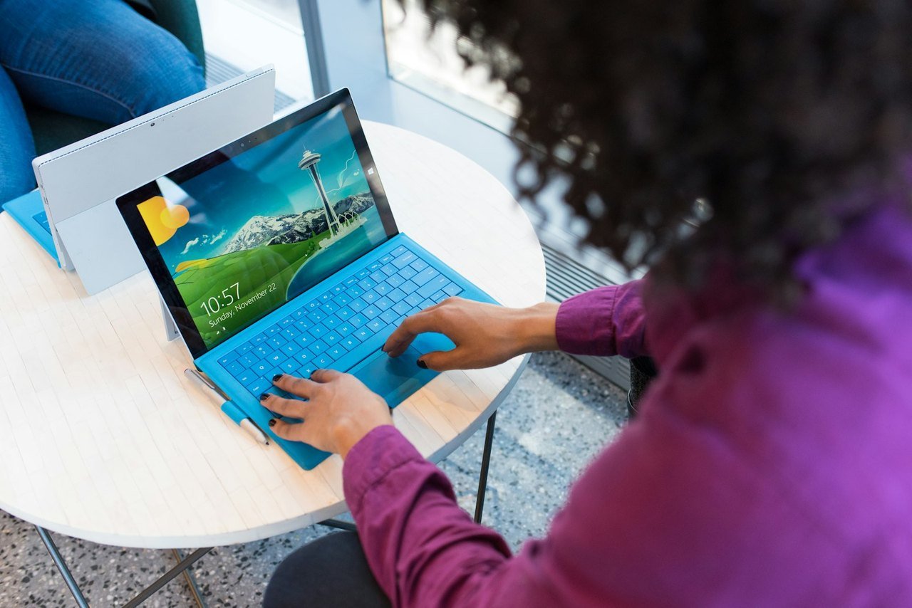 Candidate taking a remote proctored exam on a laptop